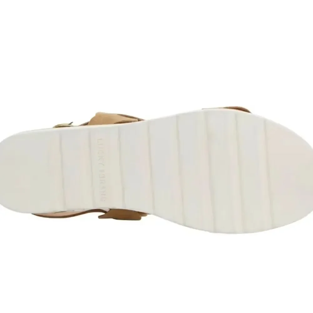 BRAND NEW LUCKY BRAND VELLENORA PLATFORM WEDGE SANDAL